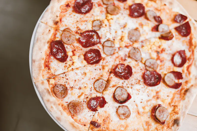 Sausage & Pepperoni Thin Crust